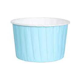 blauw baking cups